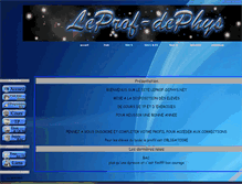 Tablet Screenshot of leprof-dephys.net